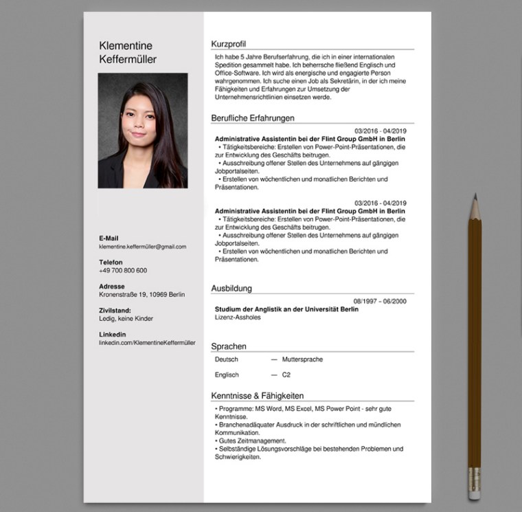 cv letter with professional photo ice fire studio hk